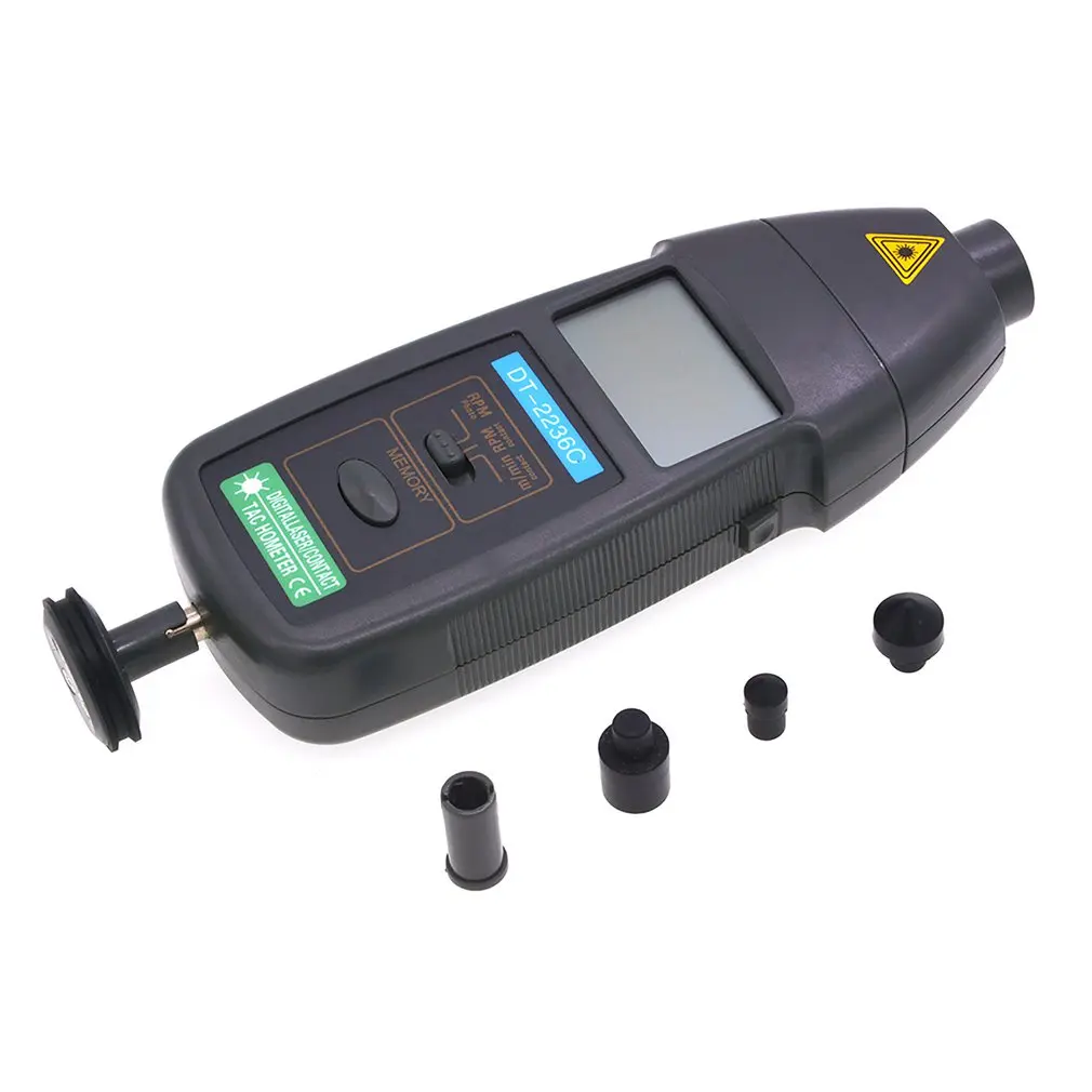 DT2236C 2 in 1 Speed Detector Meter Laser RPM Tachometer LED Digital Optical Contact Tachometer Detector Meter
DT2236C 2 in 1 Speed Detector Meter Laser RPM Tachometer LED Digital Optical Contact Tachometer Detector Meter