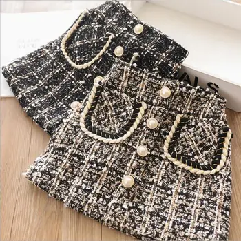 Winter Girls Skirt Baby Girls Big Pocket Pearl Warm Lining Skirts Girl Thicken Skirt Children Clothes 
Winter Girls Skirt Baby Girls Big Pocket Pearl Warm Lining Skirts Girl Thicken Skirt Children Clothes