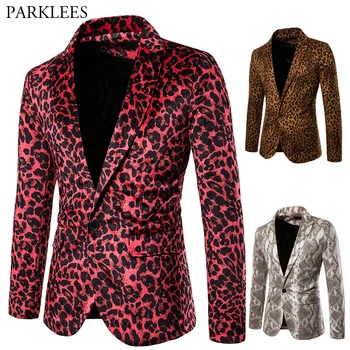 Mens Red Leopard Print Blazer Sexy Wild Men Blazer Jacket Nightclub Dance Blazers Men Prom Stage Costume Homme Casual Blazer Men
Mens Red Leopard Print Blazer Sexy Wild Men Blazer Jacket Nightclub Dance Blazers Men Prom Stage Costume Homme Casual Blazer Men