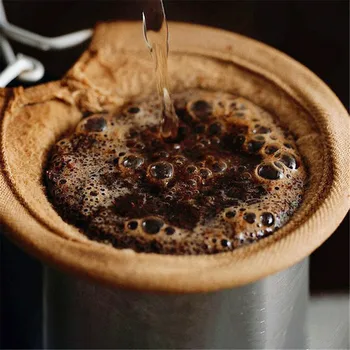 TTLIFE Reusable Coffee Filter Bag Stainless Steel Handle Flannel Cloth Strainer Dropping Pot Mesh Basket Tools Coffee Organizer 
TTLIFE Reusable Coffee Filter Bag Stainless Steel Handle Flannel Cloth Strainer Dropping Pot Mesh Basket Tools Coffee Organizer