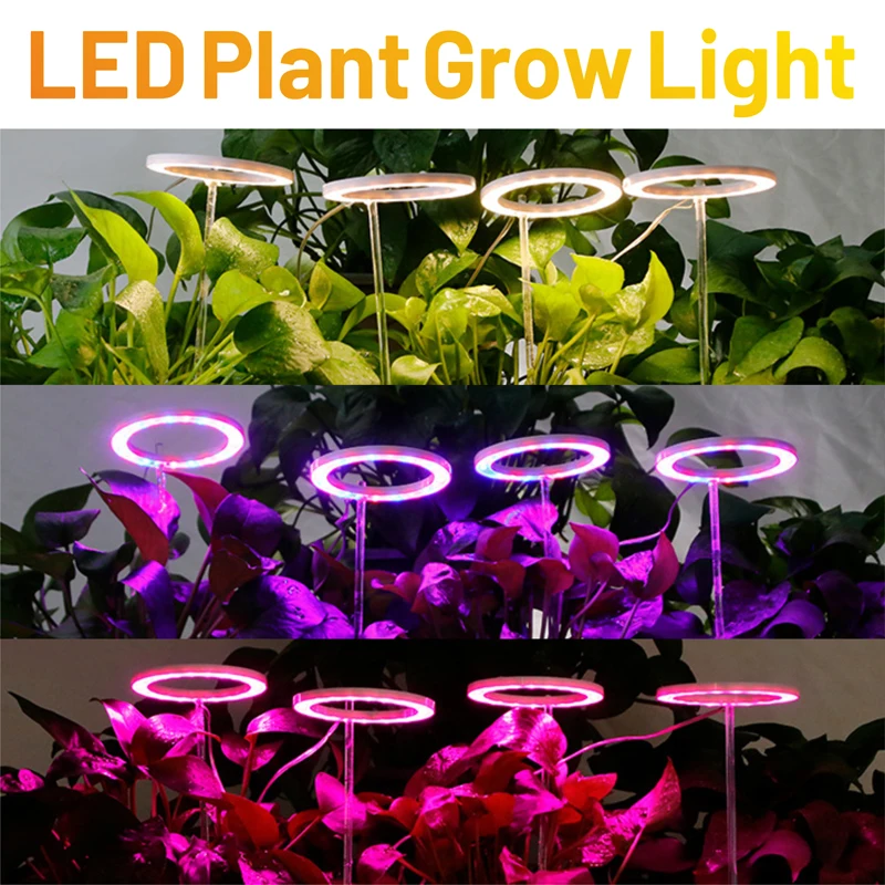 LED Ring Grow Light Full Spectrum DC5V USB Phytolamp With Control Dimming Led For Plants Home Indoor Flower Succulet
LED Ring Grow Light Full Spectrum DC5V USB Phytolamp With Control Dimming Led For Plants Home Indoor Flower Succulet