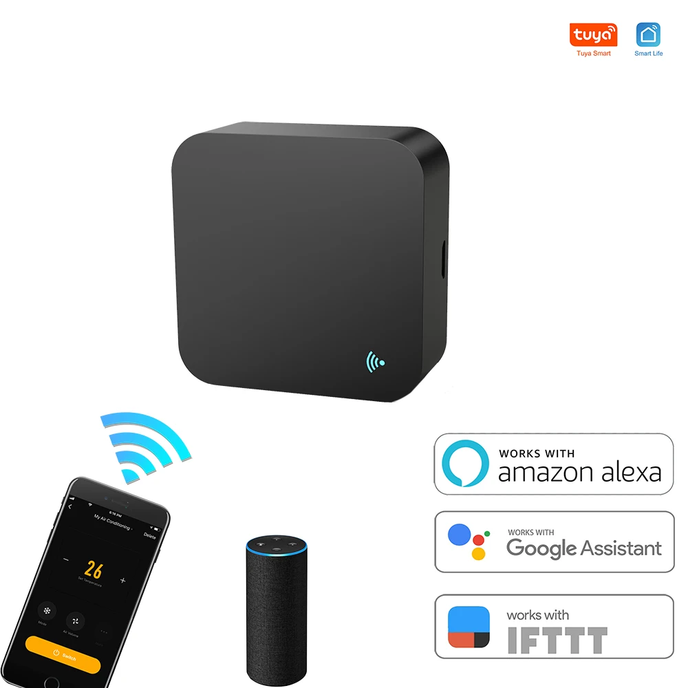 Smart IR Remote Control Infrared Universal Smart Life APP Control One for All Control TV DVD AUD Works with Alexa Google Home No
Smart IR Remote Control Infrared Universal Smart Life APP Control One for All Control TV DVD AUD Works with Alexa Google Home No