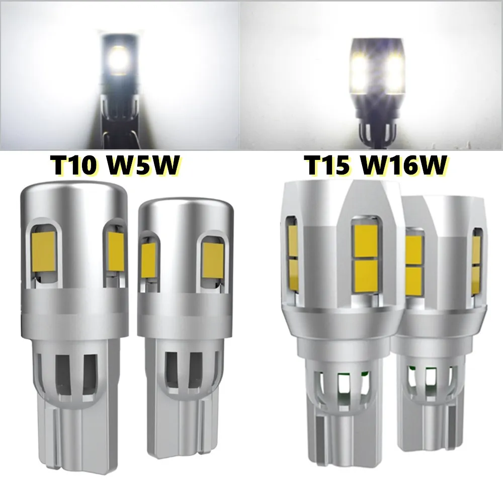 2x T10 w5w led 168 192 12V T15 W16W LED 921 912 Super Bright LED Canbus No ERROR Car Backup Stop Reserve Light Brake Lamp White
2x T10 w5w led 168 192 12V T15 W16W LED 921 912 Super Bright LED Canbus No ERROR Car Backup Stop Reserve Light Brake Lamp White
