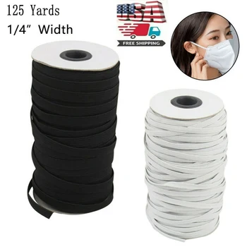 100M DIY Mask Earloop Craft Stretchy Headwear White Elastic Band Ropes String Cord Handmade Face Masks Earbands Hang Sewing Hook
100M DIY Mask Earloop Craft Stretchy Headwear White Elastic Band Ropes String Cord Handmade Face Masks Earbands Hang Sewing Hook