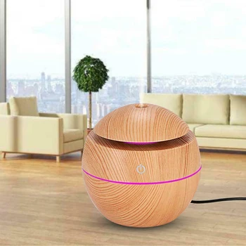 New LED Wood Grain Ultrasonic Air Humidifier Aroma Essential Oil Diffuser Help Good Sleeping Humidifier Decoration for Home Car
New LED Wood Grain Ultrasonic Air Humidifier Aroma Essential Oil Diffuser Help Good Sleeping Humidifier Decoration for Home Car