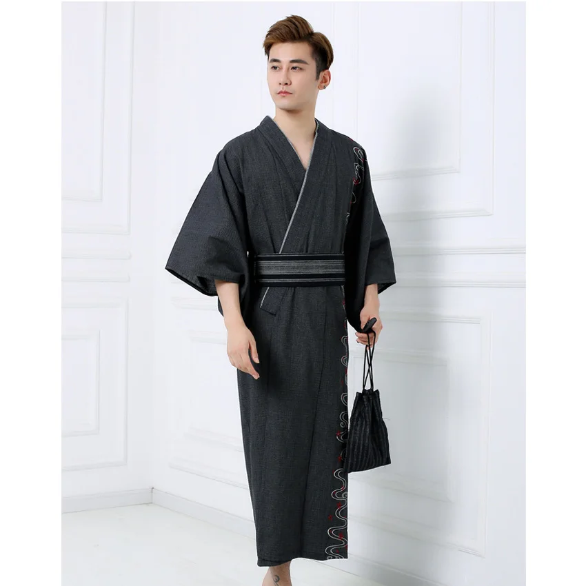 Autumn Winter Man Kimono Yukata Traditional Japanese Costumes Samurai Men Embroidery Jinbei Bathing Robe Gown Sleepwear
Autumn Winter Man Kimono Yukata Traditional Japanese Costumes Samurai Men Embroidery Jinbei Bathing Robe Gown Sleepwear