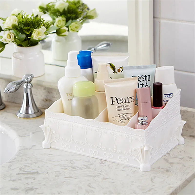 European-Style Cosmetic Storage Box Desktop Office Storage Box Business Card Jewelry Plastic Storage Box
European-Style Cosmetic Storage Box Desktop Office Storage Box Business Card Jewelry Plastic Storage Box