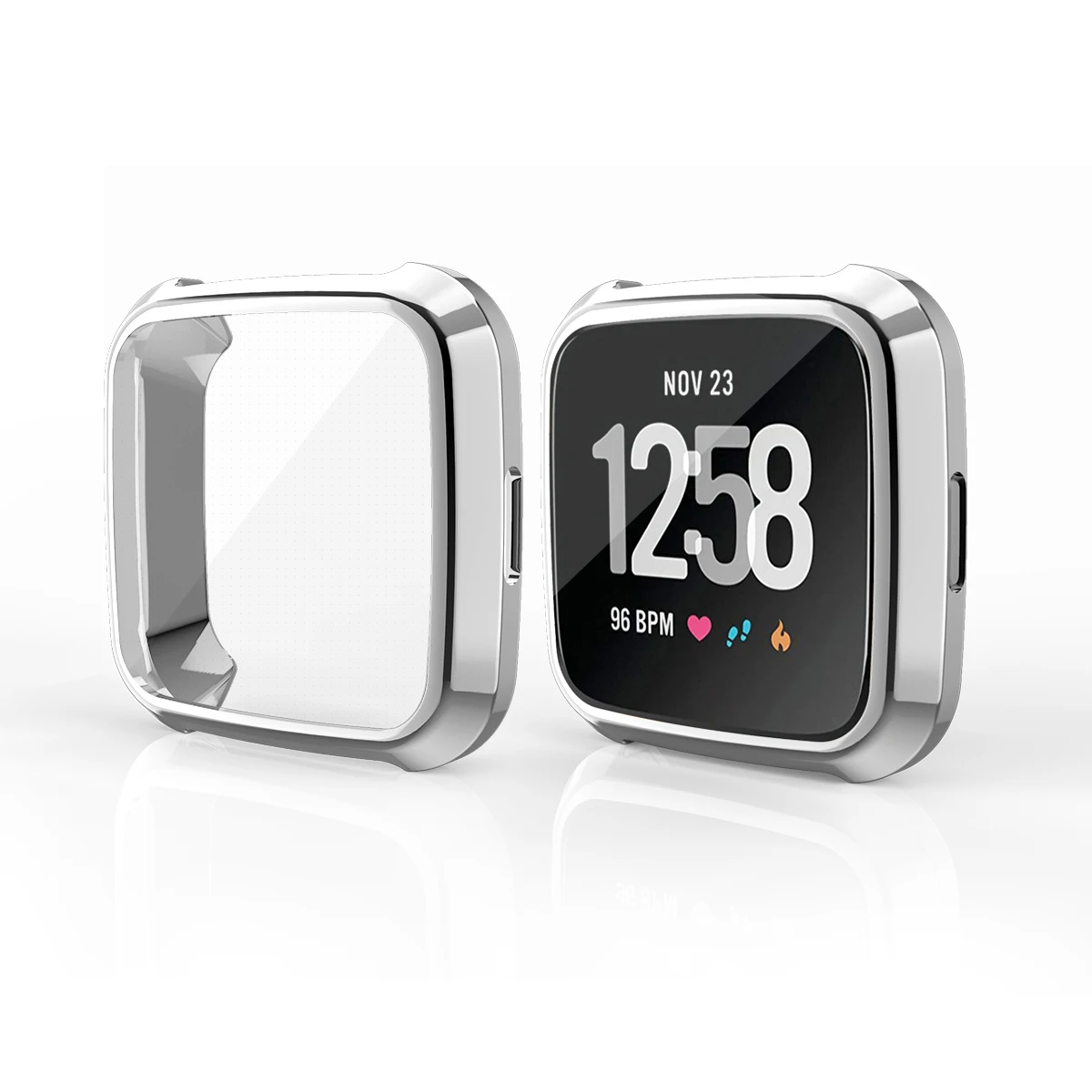 Shookproof Watch Screen Bumper Frame Case For Fitbit Versa lite Electroplated TPU Wristband Screen Protector Watch Dial Shell
Shookproof Watch Screen Bumper Frame Case For Fitbit Versa lite Electroplated TPU Wristband Screen Protector Watch Dial Shell