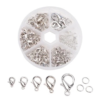 Plated Bracelet Hooks With Box DIY Hand Craft Jewelry Making Jump Rings Repair Lobster Clasp Set Zinc Alloy Necklace Accessories
Plated Bracelet Hooks With Box DIY Hand Craft Jewelry Making Jump Rings Repair Lobster Clasp Set Zinc Alloy Necklace Accessories