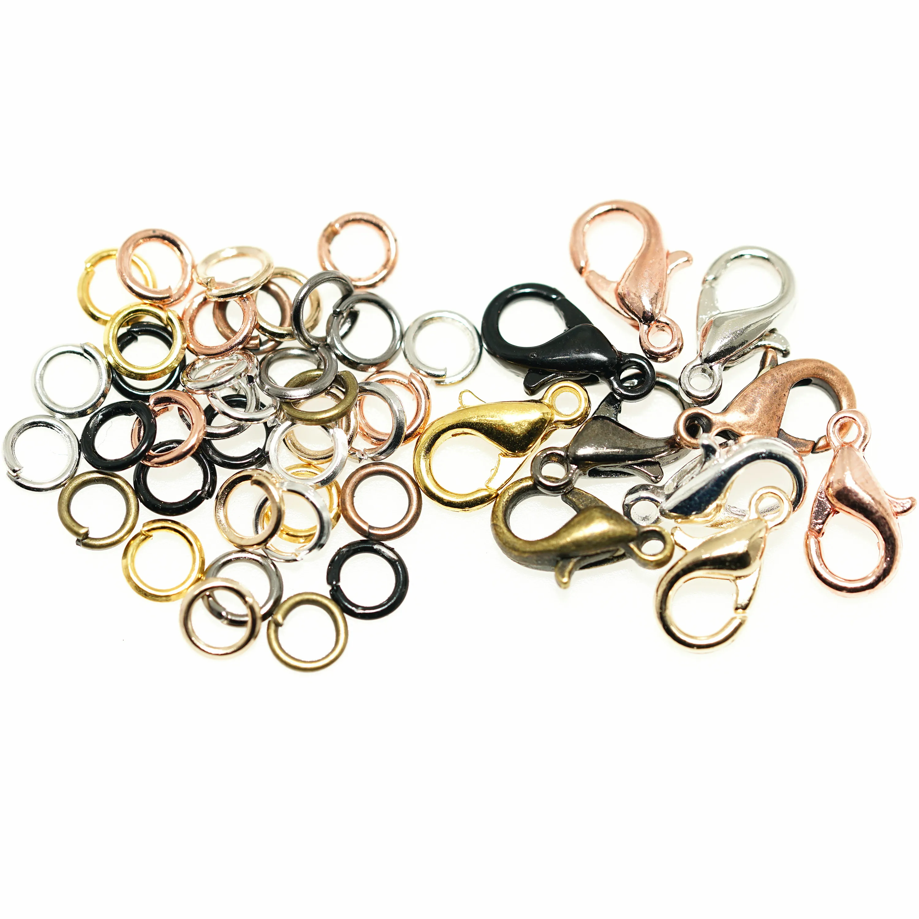 9 colour 100Pcs Lobster Clasp Hook and 300Pcs Open Circle Jump Rings open single loop for DIY Necklace Bracelet Jewelry Making
9 colour 100Pcs Lobster Clasp Hook and 300Pcs Open Circle Jump Rings open single loop for DIY Necklace Bracelet Jewelry Making