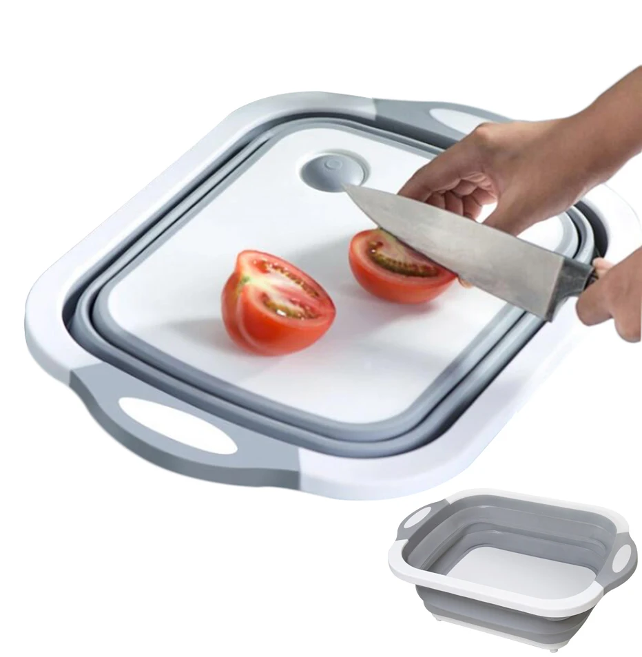 KHGDNOR Folding Cutting Board Multifunctional Drainer Basket 2-in-1Chopping Board Washing Basket
KHGDNOR Folding Cutting Board Multifunctional Drainer Basket 2-in-1Chopping Board Washing Basket