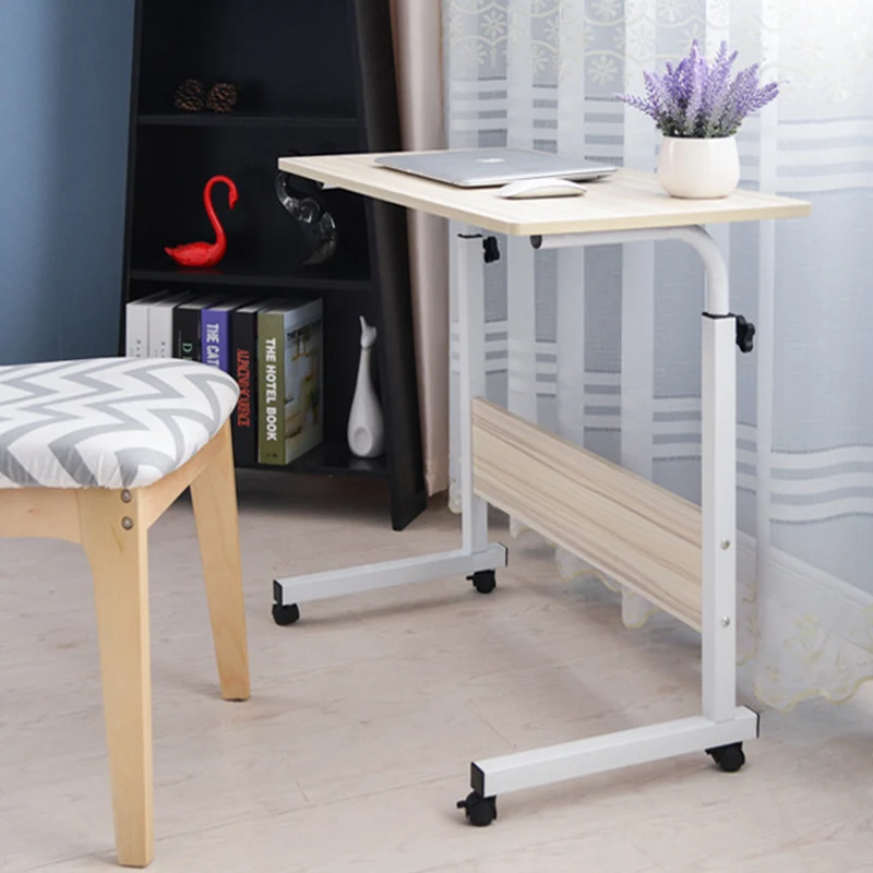 

Laptop Desk for Bed Portable Computer Table Adjustable Laptop Movable Bed Table Can be Lifted Standing Desk 60*40CM