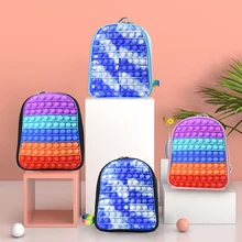 

Fashion Rainbow Bubble Backpack Funny Family Game Anime 3D Print Teenager Laptop School Bags for Teenage Girls 6-12 Years