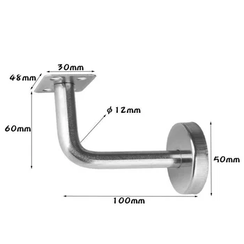 201 Stainless-Steel Banister Rail Mounting Handrail Wall Brackets Stair Hardware
201 Stainless-Steel Banister Rail Mounting Handrail Wall Brackets Stair Hardware