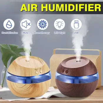 LED Light Air Humidifier USB Ultrasonic Wood Aroma Essential Oil Diffuser Purifier Auto Shut-off Car Home Office Mist Maker
LED Light Air Humidifier USB Ultrasonic Wood Aroma Essential Oil Diffuser Purifier Auto Shut-off Car Home Office Mist Maker