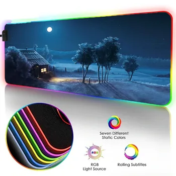 Mairuige Gaming Mouse Pad Night Village Pattern RGB Large Mouse Pad LED Luminous Color Lighting Computer Notebook Desk Mat
Mairuige Gaming Mouse Pad Night Village Pattern RGB Large Mouse Pad LED Luminous Color Lighting Computer Notebook Desk Mat