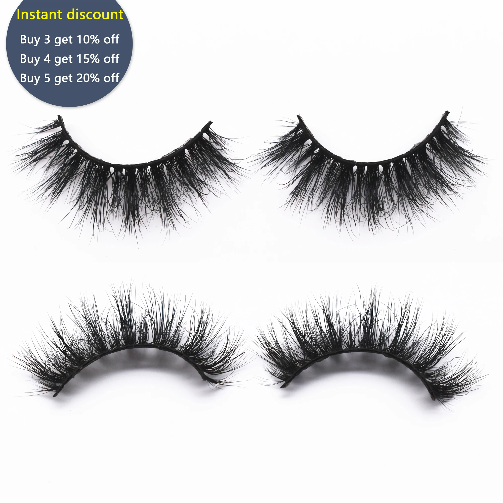 KEKEBAICHA Fluttery Wispy Lashes 3D Mink Lashes Mink False Eyelashes Round Shape 15mm Full Strip Eyelashes Makeup Mink Eyelashes
KEKEBAICHA Fluttery Wispy Lashes 3D Mink Lashes Mink False Eyelashes Round Shape 15mm Full Strip Eyelashes Makeup Mink Eyelashes