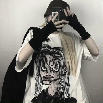 Harajuku Female Girls Kpop Special Black White Kpop Cool Tshirt Girls Fashion Women Hip Hop Streetwear Female Male Sweatshirt 
Harajuku Female Girls Kpop Special Black White Kpop Cool Tshirt Girls Fashion Women Hip Hop Streetwear Female Male Sweatshirt
