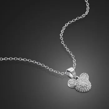 100% 925 sterling silver Small Delicacy Mickey Pendant Necklaces for Women/Girls Initial Silver Thin Choker Jewelry
100% 925 sterling silver Small Delicacy Mickey Pendant Necklaces for Women/Girls Initial Silver Thin Choker Jewelry