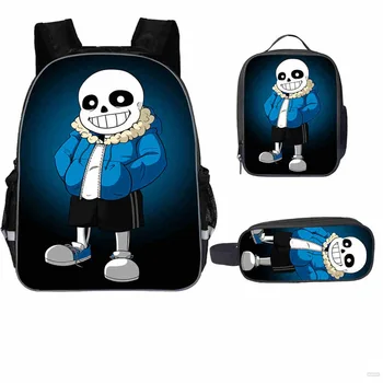 16 inch Undertale Backpack for Teenage Girls Boys Book Bag Sans Travel Bag Undertale Children School Backpacks Pencil Bag Sets
16 inch Undertale Backpack for Teenage Girls Boys Book Bag Sans Travel Bag Undertale Children School Backpacks Pencil Bag Sets