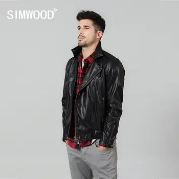 SIMWOOD 2020 spring New Slim-Fit PU Leather Biker Jacket Motorcycle Fashion Zipper Streetwear High quality brand clothes 980652
SIMWOOD 2020 spring New Slim-Fit PU Leather Biker Jacket Motorcycle Fashion Zipper Streetwear High quality brand clothes 980652