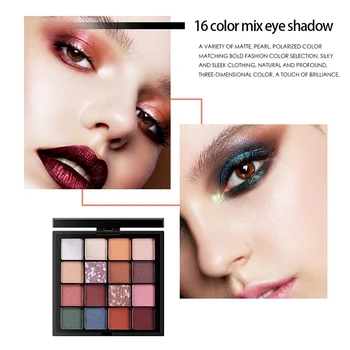 16 Color Matte Eye Shadow Palette Waterproof Anti-fouling Easy Coloring Long-lasting Pearl Eyeshadow
16 Color Matte Eye Shadow Palette Waterproof Anti-fouling Easy Coloring Long-lasting Pearl Eyeshadow