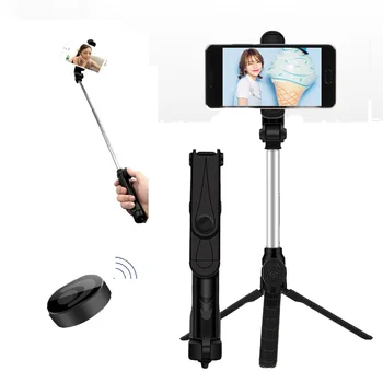 Mobile Wireless Bluetooth Selfie Stick 3 in 1 Mini Foldable Selfie Tripod With Remote Control For IPhone Portable Monopod Selfie
Mobile Wireless Bluetooth Selfie Stick 3 in 1 Mini Foldable Selfie Tripod With Remote Control For IPhone Portable Monopod Selfie