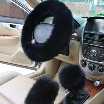 3 Pcs/set Anti Slip Steering Wheel Cover Fashion Protective Keep Warm Winter Artificial Wool Soft Plush Car Interior Universal
3 Pcs/set Anti Slip Steering Wheel Cover Fashion Protective Keep Warm Winter Artificial Wool Soft Plush Car Interior Universal