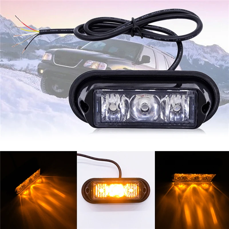 1 Piece Grid Lights Car Roof Light 3 LED Emergency Signal Lamp Side Marker Flash Strobe For Trailer Recovery Truck Bus Lorry
1 Piece Grid Lights Car Roof Light 3 LED Emergency Signal Lamp Side Marker Flash Strobe For Trailer Recovery Truck Bus Lorry