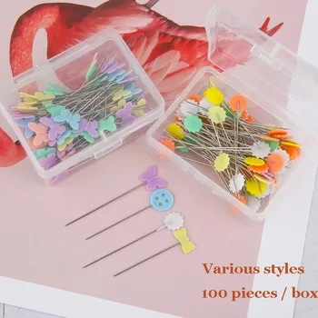100Pcs Multi-Color Dressmaking Pins Embroidery Patchwork Pins DIY Tools Sewing Needle Sewing Accessories Stainless Steel
100Pcs Multi-Color Dressmaking Pins Embroidery Patchwork Pins DIY Tools Sewing Needle Sewing Accessories Stainless Steel
