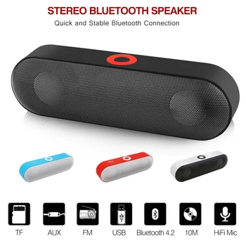 New NBY-18 Mini Bluetooth Speaker Portable Wireless Speaker Sound System 3D Stereo Music Surround Support Bluetooth TF AUX USB
New NBY-18 Mini Bluetooth Speaker Portable Wireless Speaker Sound System 3D Stereo Music Surround Support Bluetooth TF AUX USB