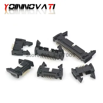 100Pcs 2.54mm Pitch DC2 Male IDC Connector Socket Header With Hook Horn Sample 8P 10P 12P 14P 16P 20P 24P 26P 30P 34P 40P 50P
100Pcs 2.54mm Pitch DC2 Male IDC Connector Socket Header With Hook Horn Sample 8P 10P 12P 14P 16P 20P 24P 26P 30P 34P 40P 50P