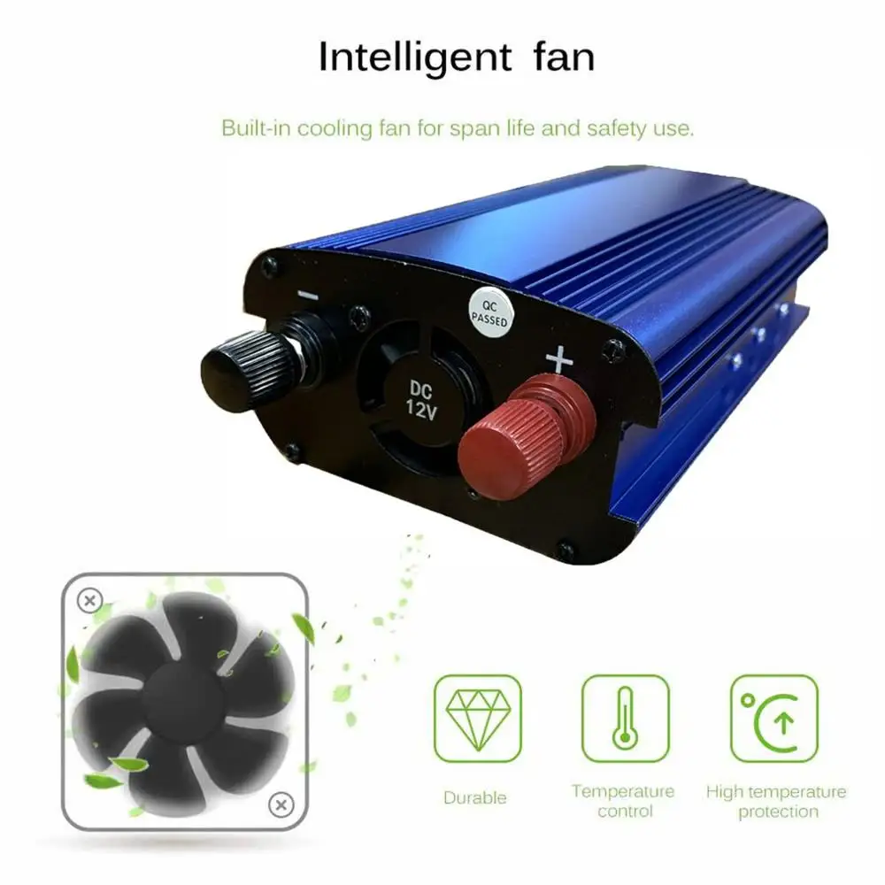 4000W Car Power Inverter Charger DC 12V/24V To AC 220V Sine Wave Converter Interfaces Voltage Transformer Adapter
4000W Car Power Inverter Charger DC 12V/24V To AC 220V Sine Wave Converter Interfaces Voltage Transformer Adapter