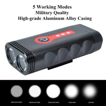 Y10 Bicycle Light USB Charging All-in-one Mountain Bike Light Riding Flashlight Waterproof 5 Modes 2 LED Bike Headlight Lamp
Y10 Bicycle Light USB Charging All-in-one Mountain Bike Light Riding Flashlight Waterproof 5 Modes 2 LED Bike Headlight Lamp