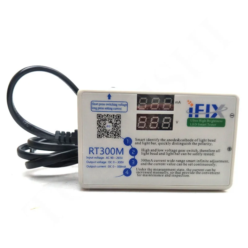 Upgraded version RT300M V2.0 90W 0-300V Smart LED backlight tester LCD TV LED backlight strip lamp test tool with Tester Pens
Upgraded version RT300M V2.0 90W 0-300V Smart LED backlight tester LCD TV LED backlight strip lamp test tool with Tester Pens