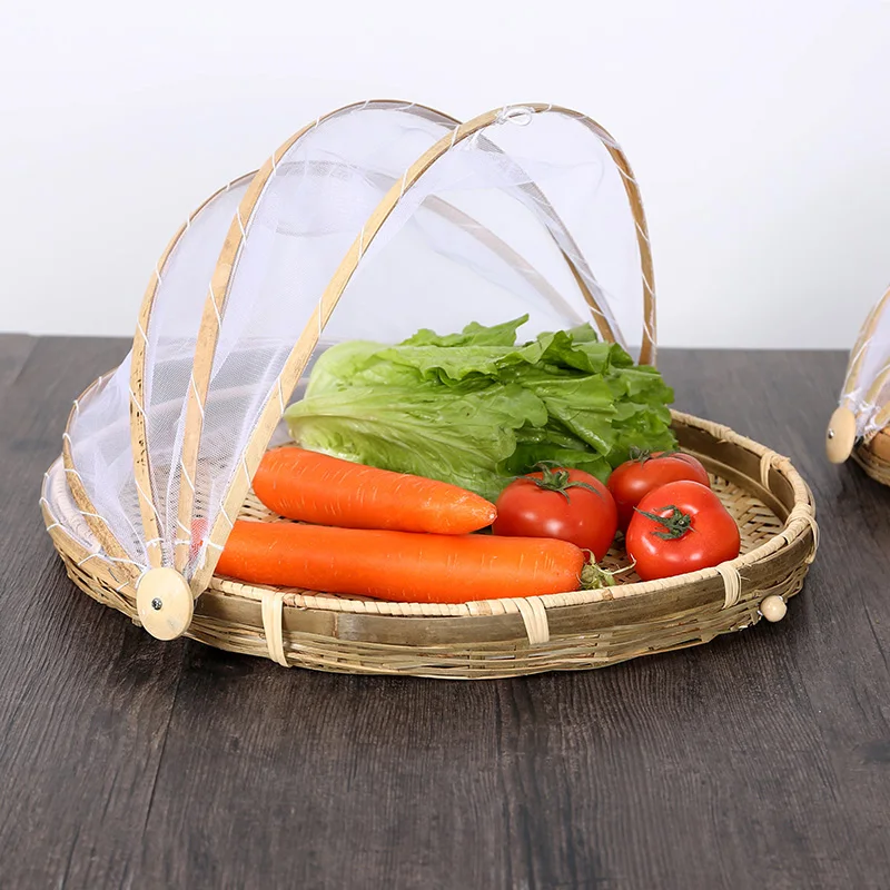 Handmade Bamboo Woven Bug Proof Wicker Basket Dustproof Picnic Fruit Vegetable Bread Tray Wicker Food Bread Dishes Cover
Handmade Bamboo Woven Bug Proof Wicker Basket Dustproof Picnic Fruit Vegetable Bread Tray Wicker Food Bread Dishes Cover