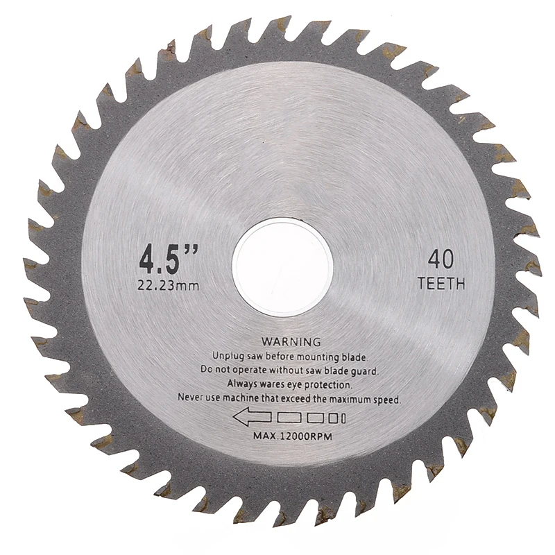1PC 40 Teeth Circular Saw Blade Mill Chain Wheel Disc 4.5 Inch 115mm For Angle Grinder Wood Carving Cutting Disc Power Tools
1PC 40 Teeth Circular Saw Blade Mill Chain Wheel Disc 4.5 Inch 115mm For Angle Grinder Wood Carving Cutting Disc Power Tools