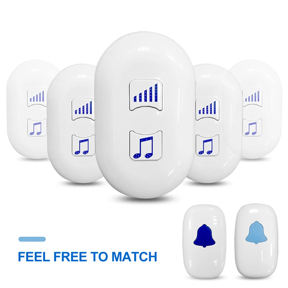 US Plug Smart Wireless Door Bell Touch Button Non Radiation Doorbell Home Welcome Door Alarm Ring Split Door Reminder AC85-240V
US Plug Smart Wireless Door Bell Touch Button Non Radiation Doorbell Home Welcome Door Alarm Ring Split Door Reminder AC85-240V