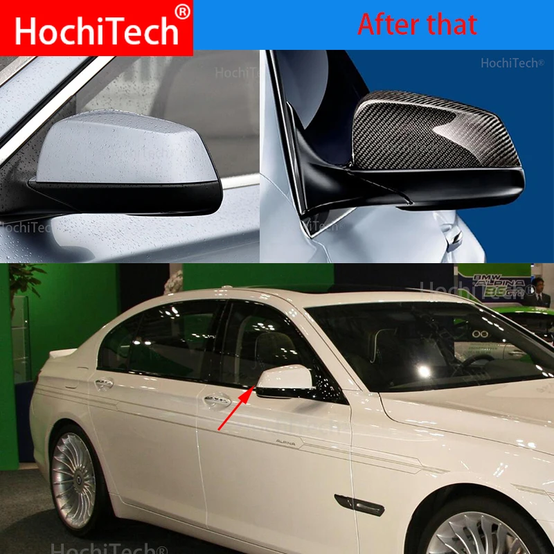 Зеркальные колпачки из углеродного волокна для BMW 7 Series F02 2009 2010 2011 100% | Автомобили
