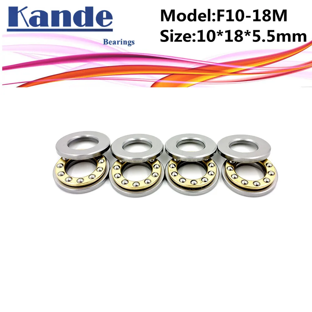 4pcs F10-18M 10x 18 x 5.5mm F10-18 high quality Miniature planar bearing 10x18x5.5 mm Axial Ball Thrust Bearing
4pcs F10-18M 10x 18 x 5.5mm F10-18 high quality Miniature planar bearing 10x18x5.5 mm Axial Ball Thrust Bearing