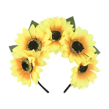 1pc Sunflower Hair Hoop Delicate Decorative Chic Hair Band Hair Clasp Photography Props for Masquerade Party Cosplay
1pc Sunflower Hair Hoop Delicate Decorative Chic Hair Band Hair Clasp Photography Props for Masquerade Party Cosplay