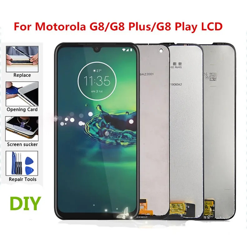 Original For Motorola Moto G8 LCD G8 Plus Screen G8 Play LCD Display Touch Screen Digiziter Assembly Replacement Repair Parts
Original For Motorola Moto G8 LCD G8 Plus Screen G8 Play LCD Display Touch Screen Digiziter Assembly Replacement Repair Parts
