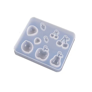 New Silicone Mold for Resin Crystal Epoxy uv Mould Fruit Strawberry Cherry Mold for Earrings Jewelry Making Tools
New Silicone Mold for Resin Crystal Epoxy uv Mould Fruit Strawberry Cherry Mold for Earrings Jewelry Making Tools
