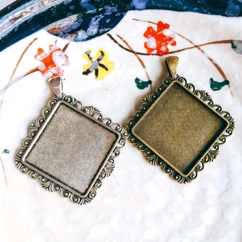 5pcs/lot 30mm Necklace Pendant Setting Antique Bronze Silver Color Glass Cabochon Blank Base Supplies for Jewelry Finding T231
5pcs/lot 30mm Necklace Pendant Setting Antique Bronze Silver Color Glass Cabochon Blank Base Supplies for Jewelry Finding T231