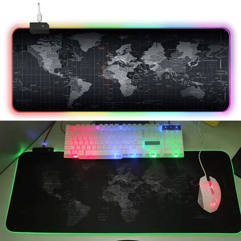PC Computer Office Home Extended Extra Large Desk Mat For Gamer Non Slip Accessories World Map USB Port RGB Gaming Mouse Pad
PC Computer Office Home Extended Extra Large Desk Mat For Gamer Non Slip Accessories World Map USB Port RGB Gaming Mouse Pad
