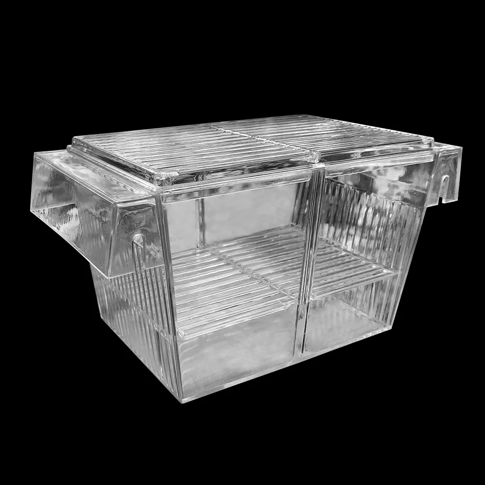Trap Fish Breeding Box Double-deck Floating Transparent Aquarium Hatchery Mini House Tank Incubator Breeder Isolation Guppies
Trap Fish Breeding Box Double-deck Floating Transparent Aquarium Hatchery Mini House Tank Incubator Breeder Isolation Guppies