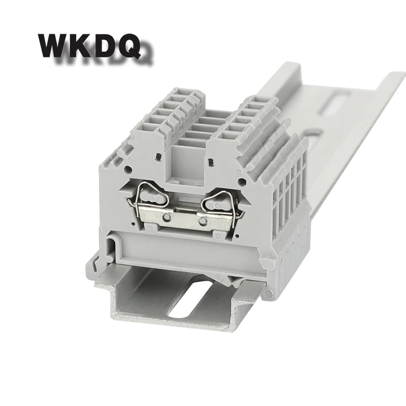 10pcs 280-101 Wire Conductors Din Rail Wiring Universal Spring Clamp Terminal Block 2-Condutor Connectors 32A Side entry
10pcs 280-101 Wire Conductors Din Rail Wiring Universal Spring Clamp Terminal Block 2-Condutor Connectors 32A Side entry