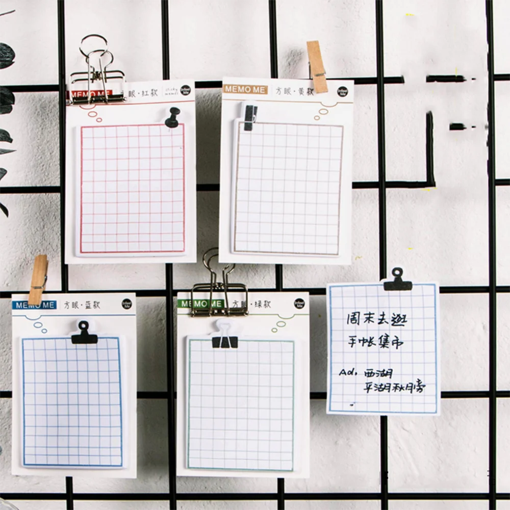 30 Pages/Pack Square grid note Sticky Notes Daily Agenda Planner Accessories Tool Index Sticky Memos Message Notes Scratch pad
30 Pages/Pack Square grid note Sticky Notes Daily Agenda Planner Accessories Tool Index Sticky Memos Message Notes Scratch pad