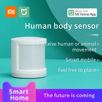 Xiaomi Mijia Human Body Sensor Smart Body Movement Motion Sensor Zigbee Connection Smart Home Accessories work with Mijia APP
Xiaomi Mijia Human Body Sensor Smart Body Movement Motion Sensor Zigbee Connection Smart Home Accessories work with Mijia APP