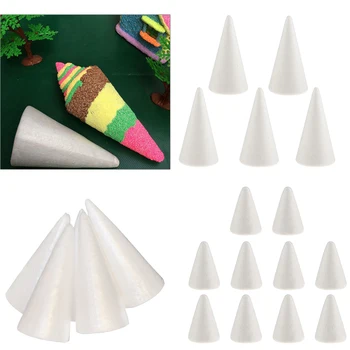 20 Pieces Blank DIY Christmas Tree Cone Polystyrene Styrofoam Foam for Kids Children DIY Painting Drawing 70/100/150mm
20 Pieces Blank DIY Christmas Tree Cone Polystyrene Styrofoam Foam for Kids Children DIY Painting Drawing 70/100/150mm